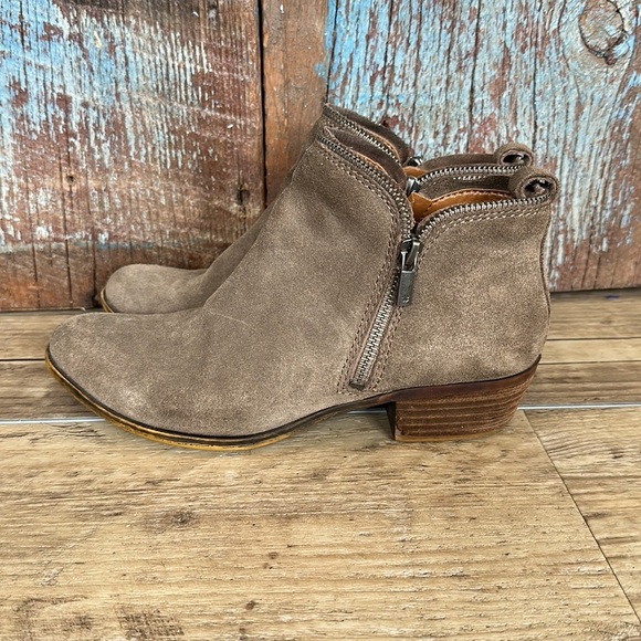 Lucky Brand Bartalino Suede Bootie Size 8.5 - Picture 4 of 10